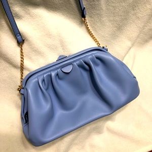 Baby blue purse